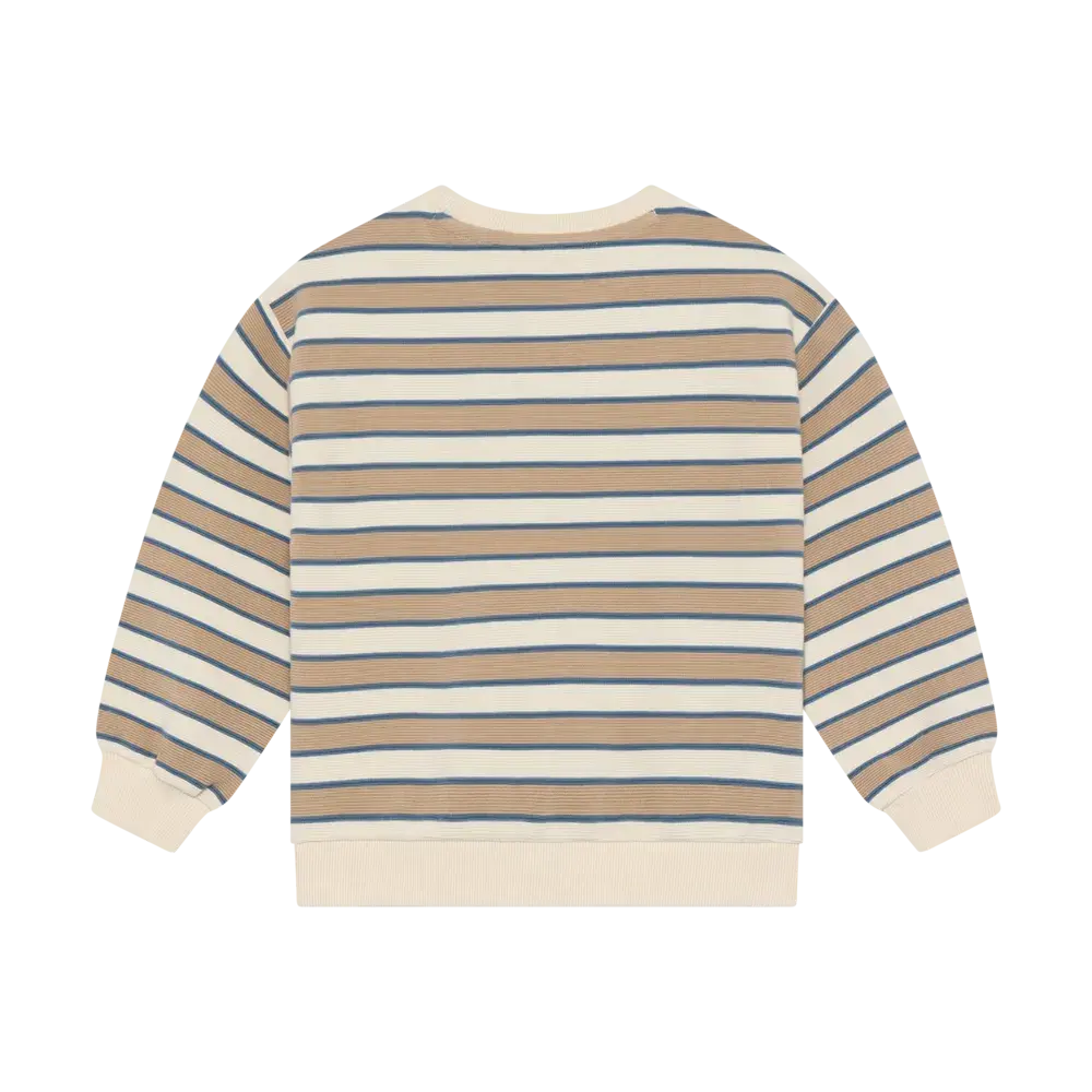 Daily7 Sweater Oversized Big Stripe Sandshell