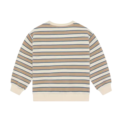 Daily7 Sweater Oversized Big Stripe Sandshell