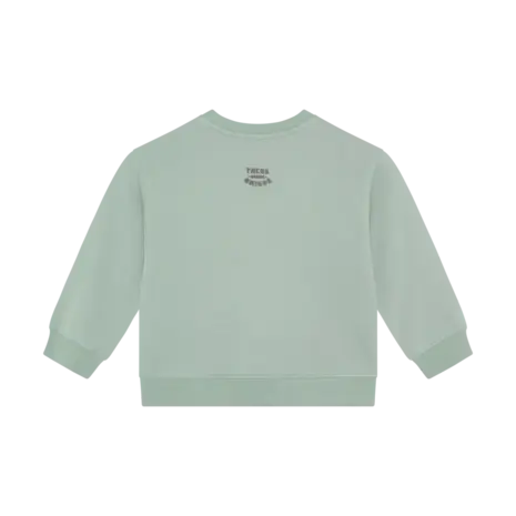 Daily7 Sweater Oversized Print Green Milieu