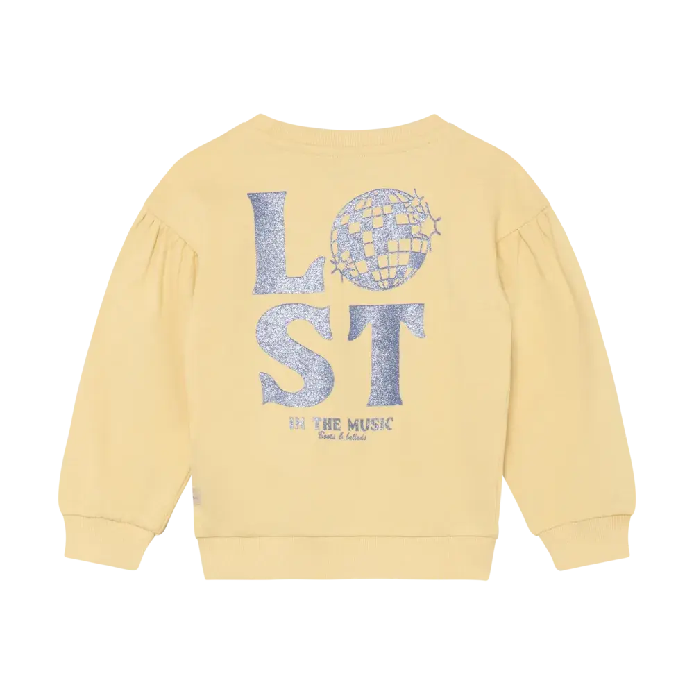 Daily7 Sweater Print Reed Yellow