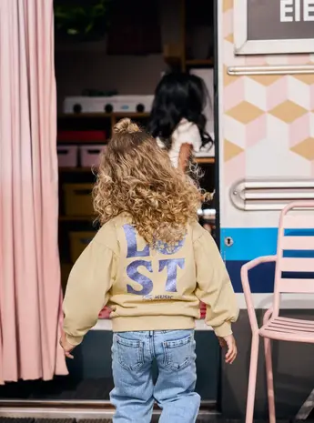 Daily7 Sweater Print Reed Yellow