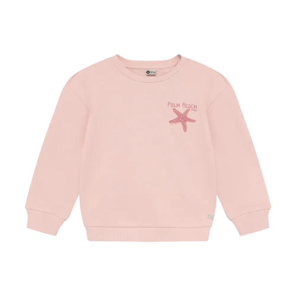 Daily7 Sweater Backprint Silver Pink