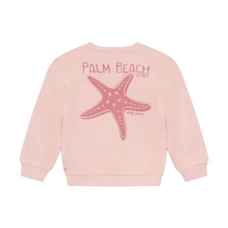 Daily7 Sweater Backprint Silver Pink