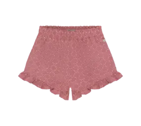 Daily7 Shorts Ruffle Broderie Heather Rose