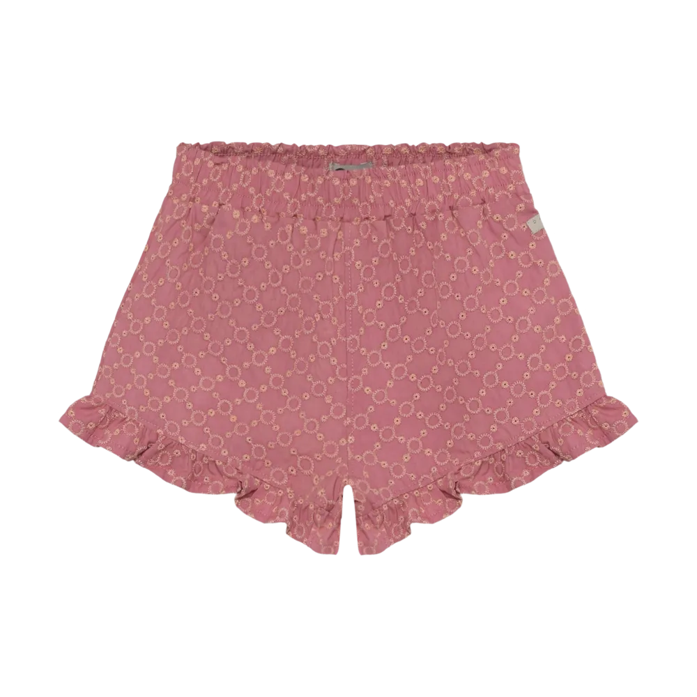 Shorts Ruffle Broderie Heather Rose afbeelding
