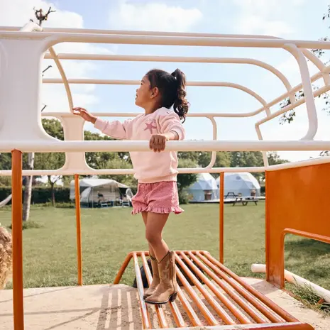 Daily7 Shorts Ruffle Broderie Heather Rose