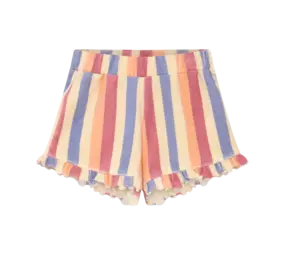 Daily7 Shorts Terry Striped Heather Rose