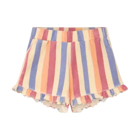 Daily7 Shorts Terry Striped Heather Rose