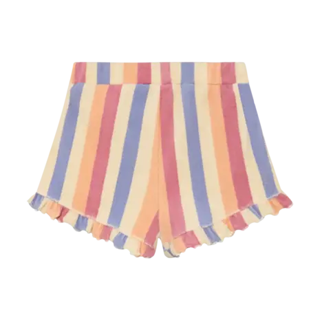 Daily7 Shorts Terry Striped Heather Rose
