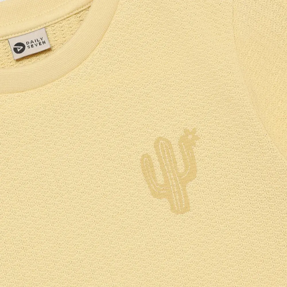 Daily7 Shirt Ruffle Backprint Reed Yellow Daily7 Shirt Ruffle Backprint Reed Yellow