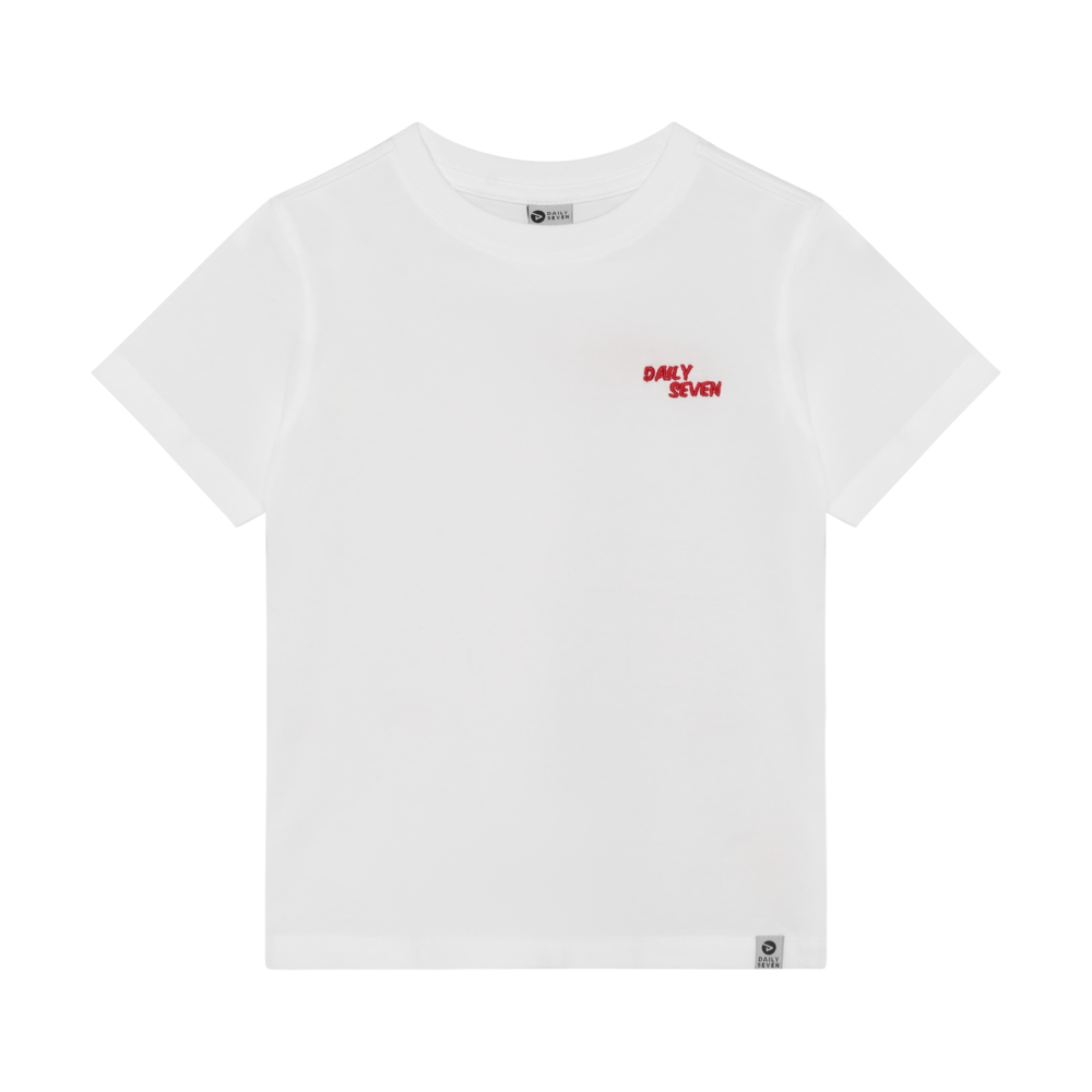 Daily7 Shirt Oversized Backprint Egret