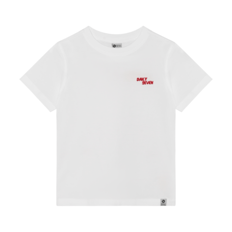 Daily7 Shirt Oversized Backprint Egret