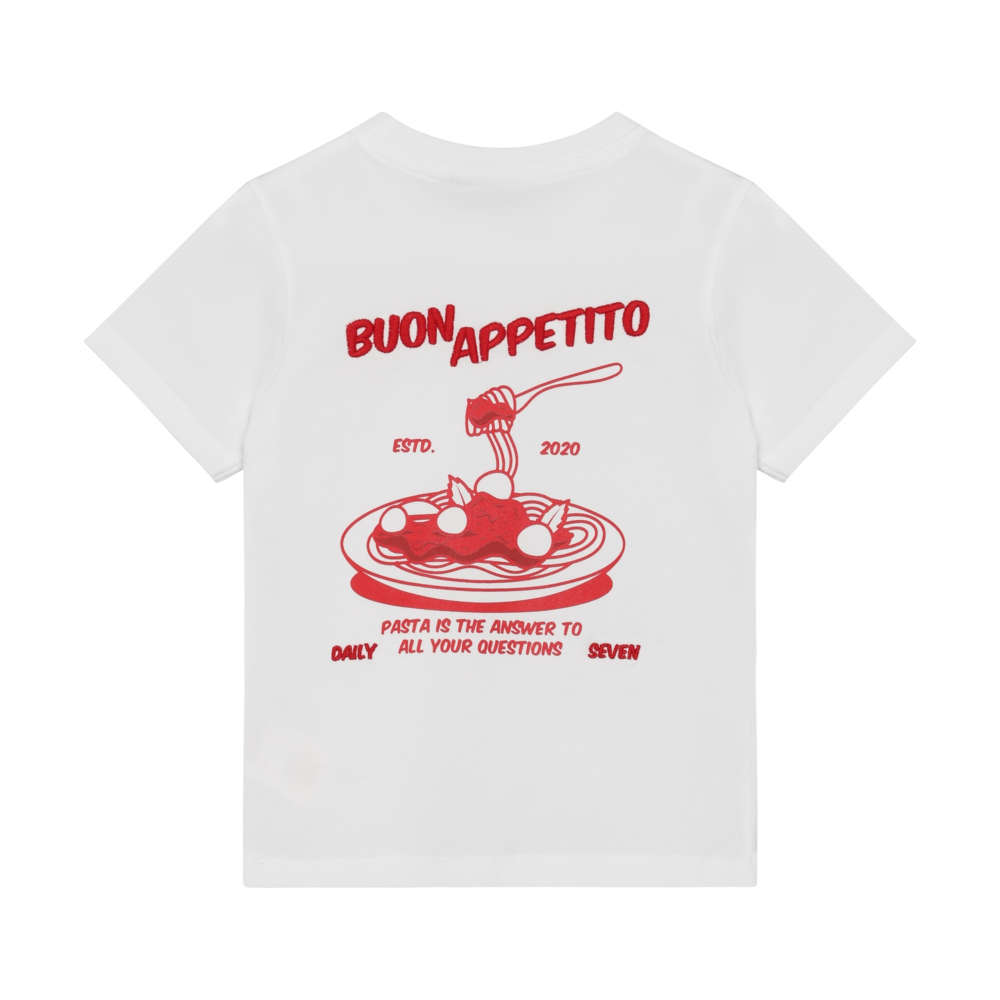 Daily7 Shirt Oversized Backprint Egret