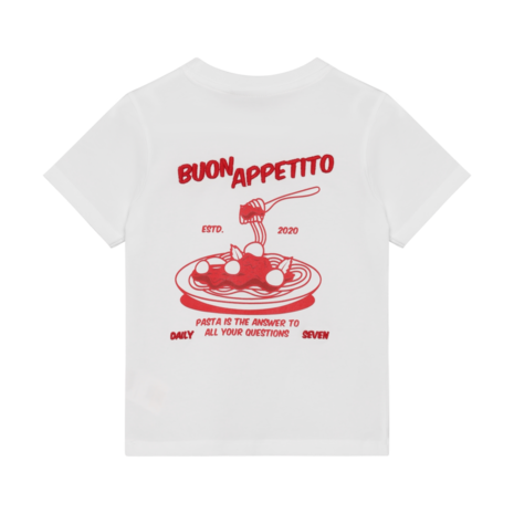 Daily7 Shirt Oversized Backprint Egret