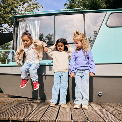 Daily7 Shirt Oversized Backprint Egret