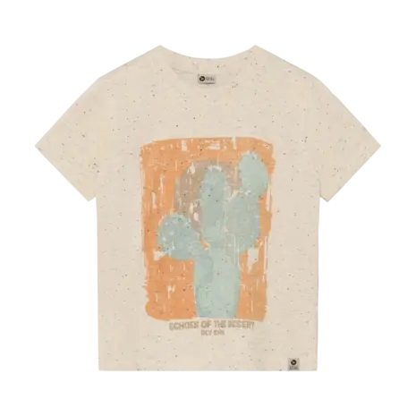 Daily7 Shirt Nappy Print Sandshell