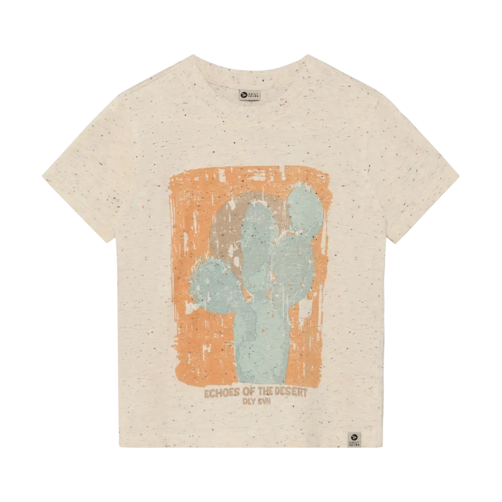 Shirt Nappy Print Sandshell afbeelding
