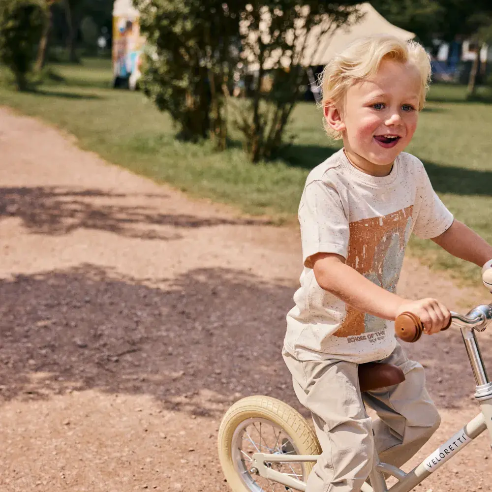 Daily7 Shirt Nappy Print Sandshell