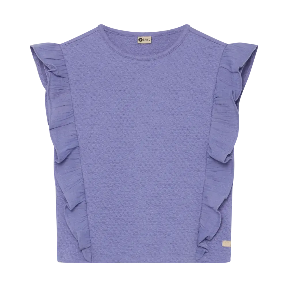Daily7 Shirt Ruffle Lolite