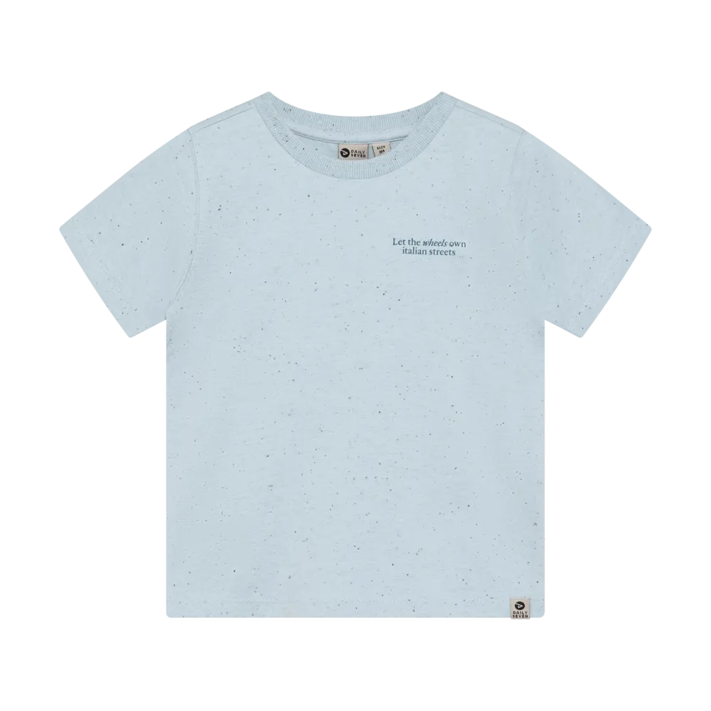 Shirt Nappy Backprint Celestial Blue afbeelding