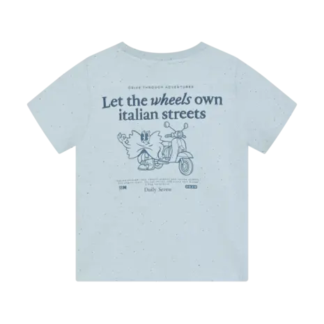 Daily7 Shirt Nappy Backprint Celestial Blue