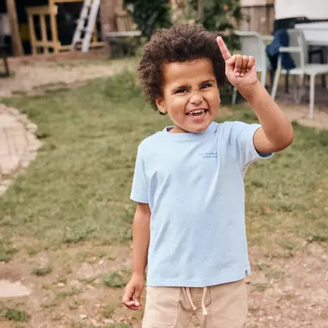 Daily7 Shirt Nappy Backprint Celestial Blue