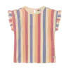 Daily7 Shirt Terry Striped Heather Rose