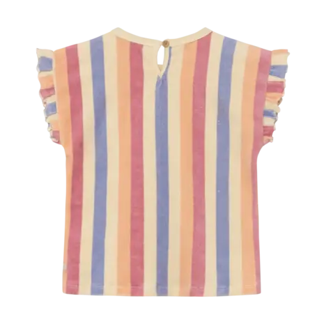Daily7 Shirt Terry Striped Heather Rose