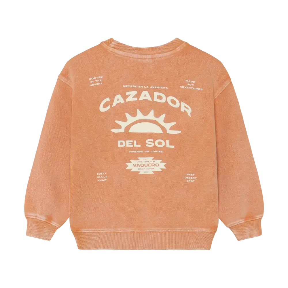 Daily7 Sweater Oversized Backprint Sandstone