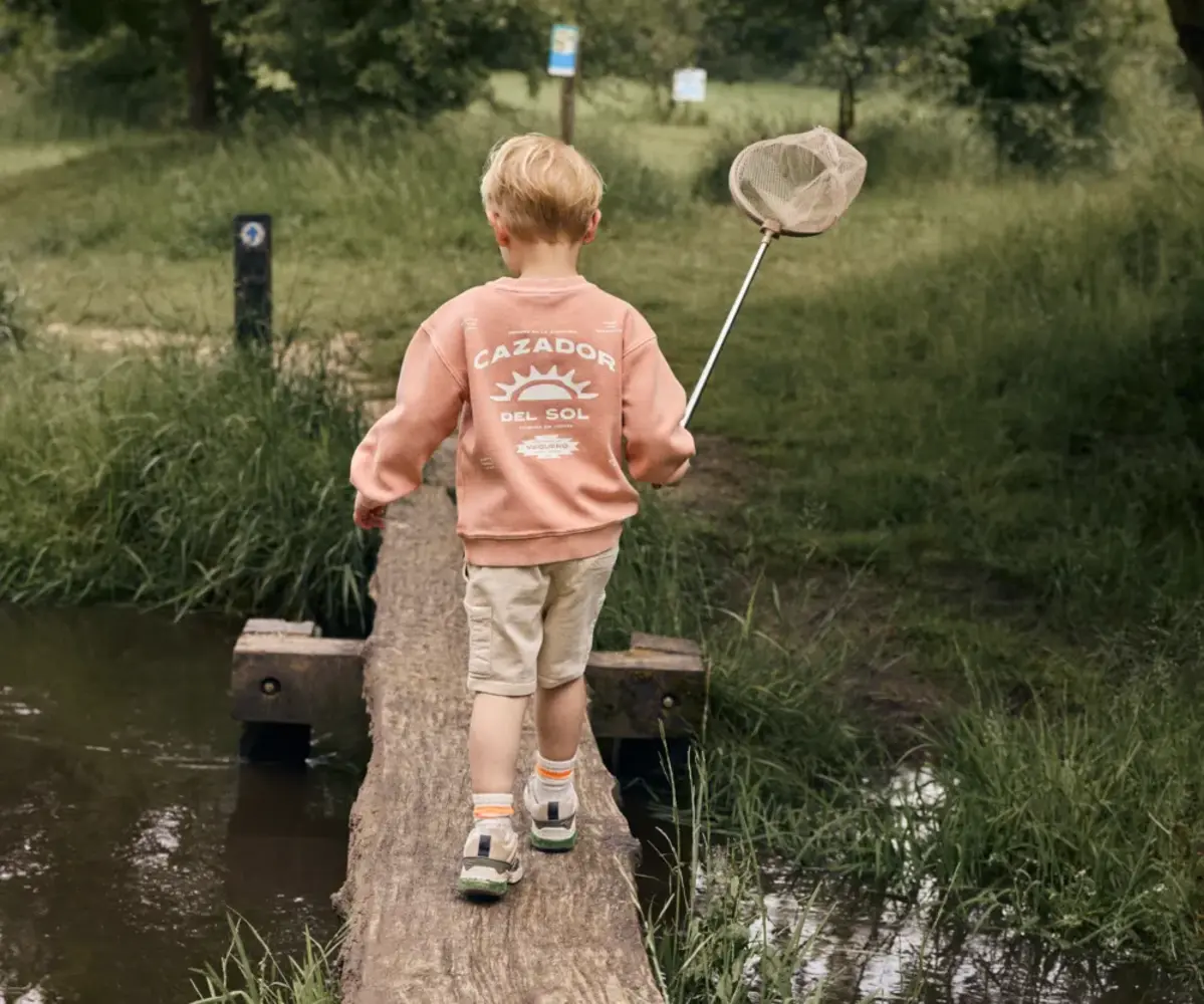 Daily7 Sweater Oversized Backprint Sandstone