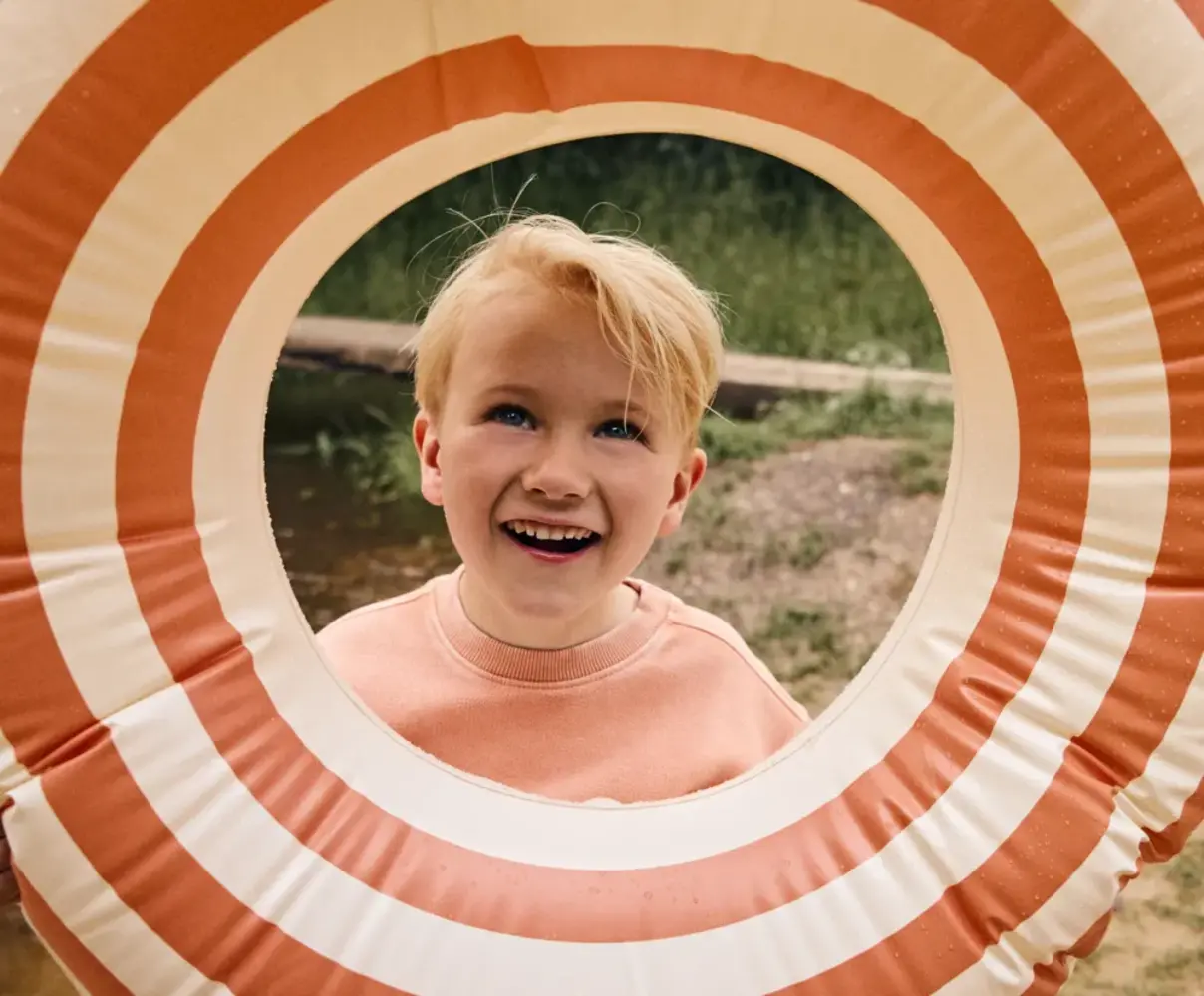 Daily7 Sweater Oversized Backprint Sandstone