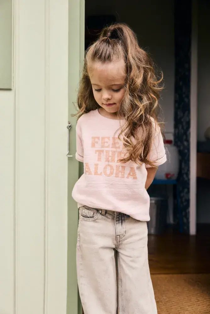 Daily7 Shirt Artwork Silver Pink