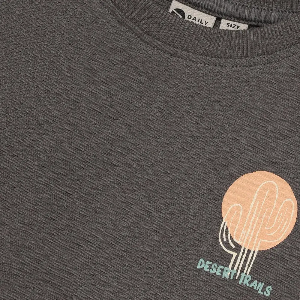 Daily7 Shirt Structure Print Thunderstorm