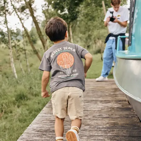 Daily7 Shirt Structure Print Thunderstorm