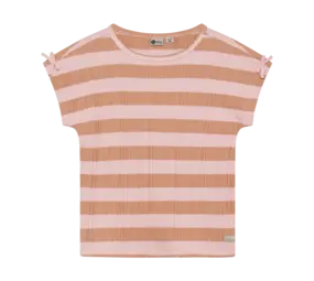 Daily7 Shirt Fancy Stripe Silver Pink