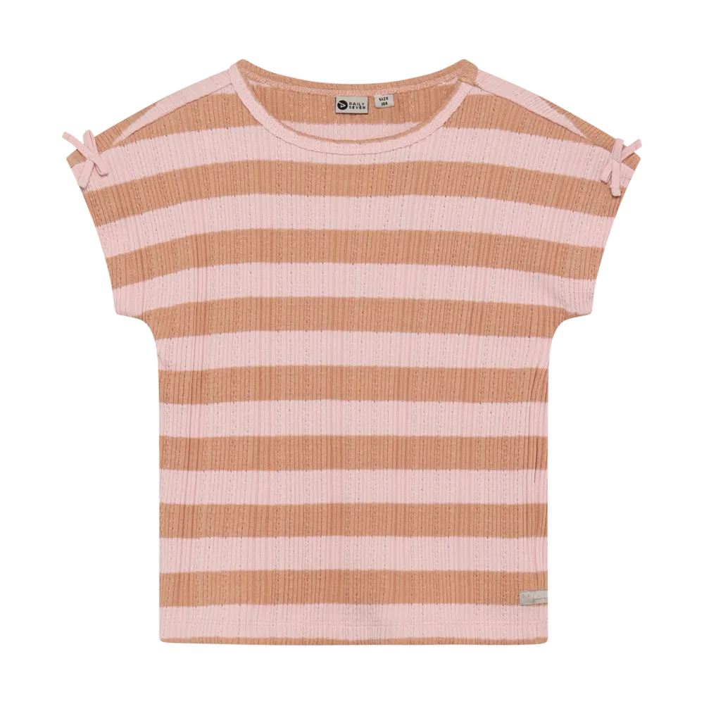 Shirt Fancy Stripe Silver Pink afbeelding