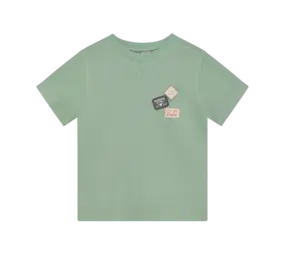 Daily7 Shirt Basic Badge Green Milieu