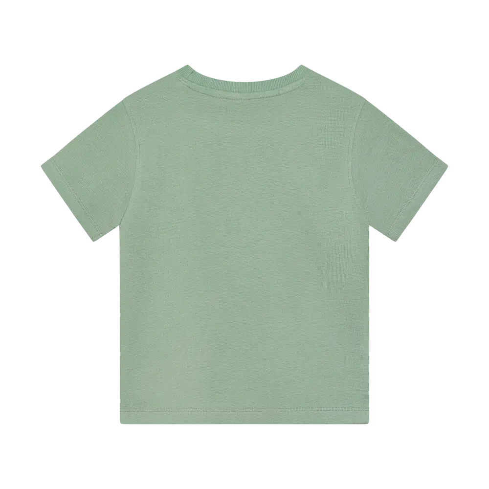 Daily7 Shirt Basic Badge Green Milieu