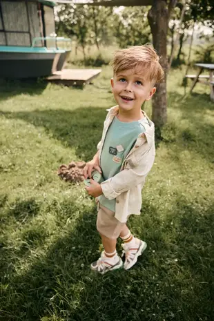 Daily7 Shirt Basic Badge Green Milieu