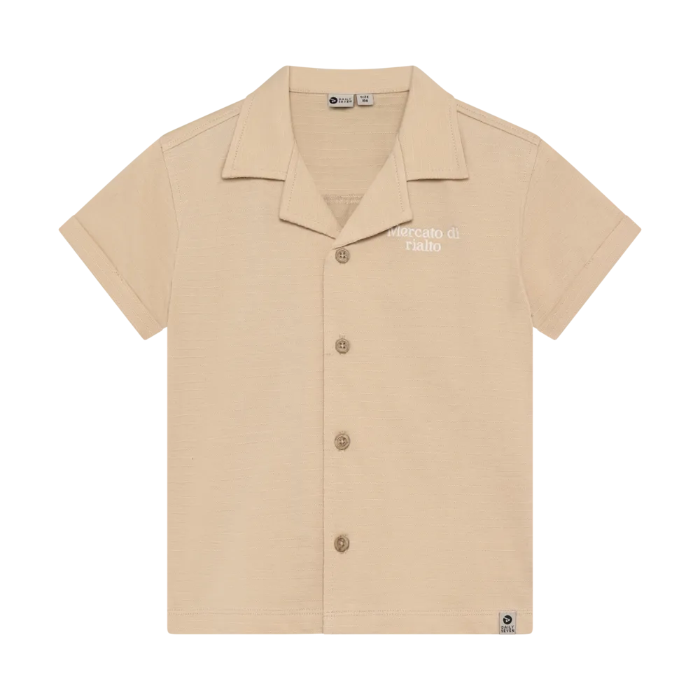 Shirt Fancy Polo Latte Sand afbeelding