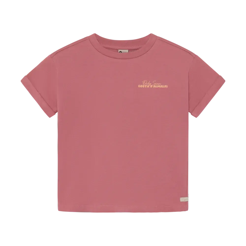 Daily7 Shirt Backprint Heather Rose