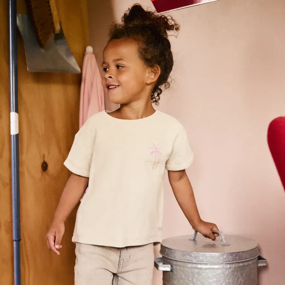 Daily7 Shirt Backprint Sandshell