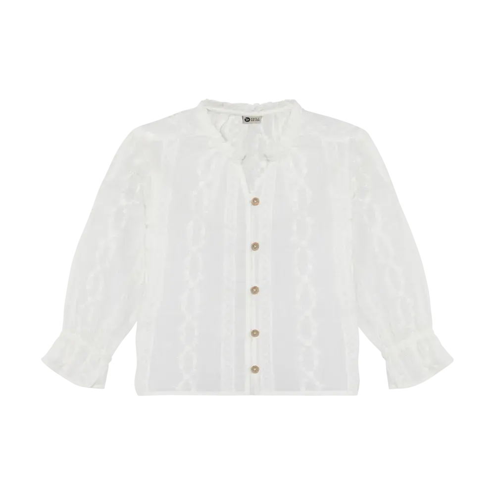 Daily7 Shirt Longsleeve Fancy Egret