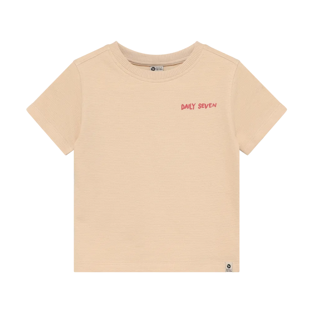 Shirt Backprint Latte Sand afbeelding