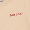 Daily7 Shirt Backprint Latte Sand