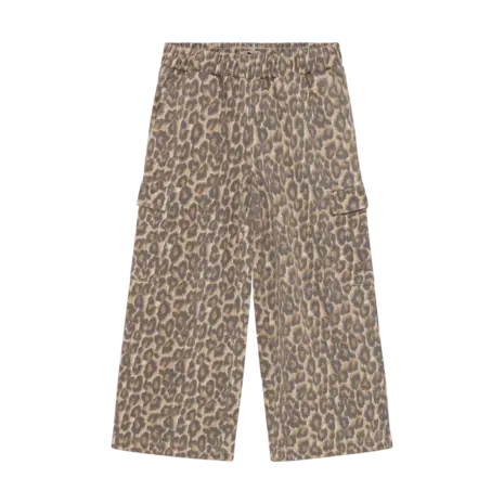 Daily7 Pants Wide Cargo Print Sandshell