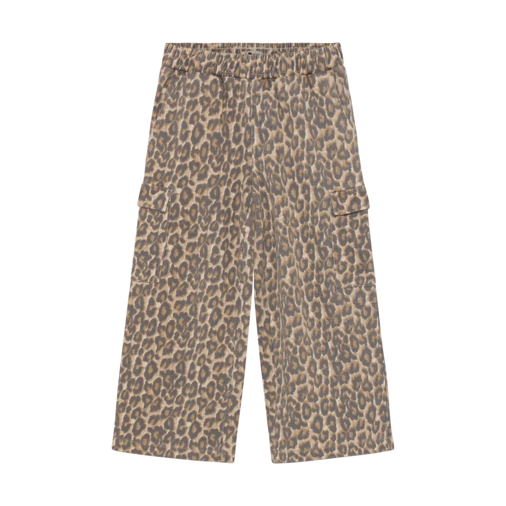 Pants Wide Cargo Print Sandshell afbeelding
