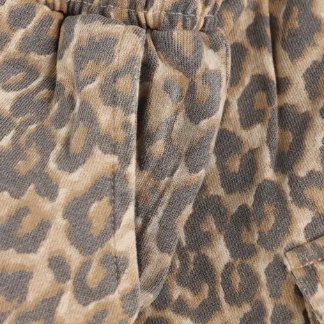 Daily7 Pants Wide Cargo Print Sandshell