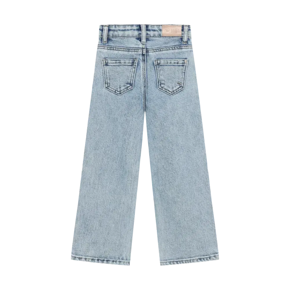 Daily7 Jeans Wide Fit Studs Blue Denim