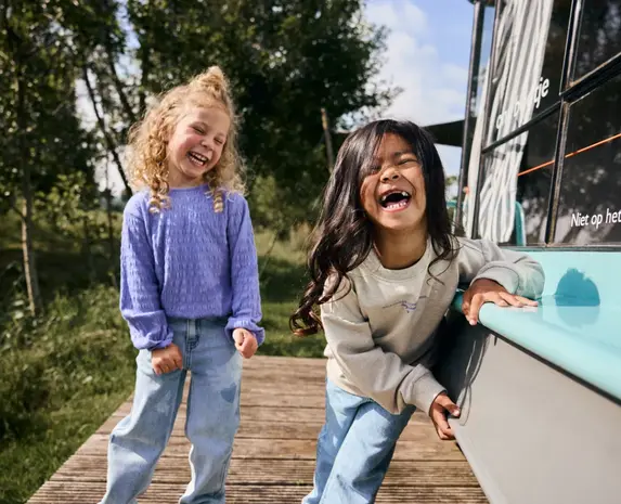 Daily7 Jeans Wide Fit Studs Blue Denim